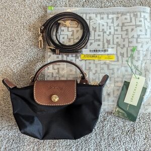 Longchamp mini zip crossbody NWT